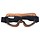 cremefarben Leder Cruiser retro Motorradbrille