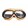 retro, camel leather motor goggles