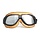 retro, camel leather motor goggles