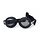 zwarte steampunk motorbril
