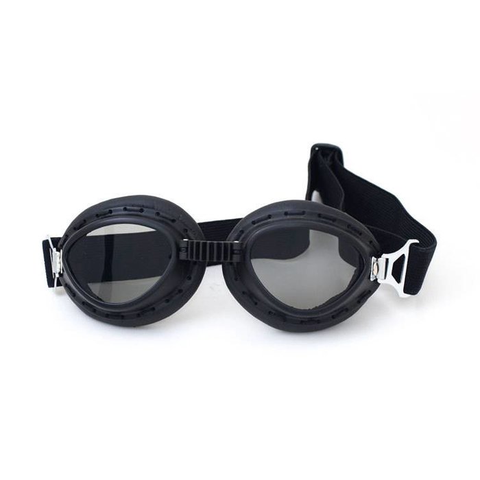 CRG Steampunk schwarze Motorradbrille