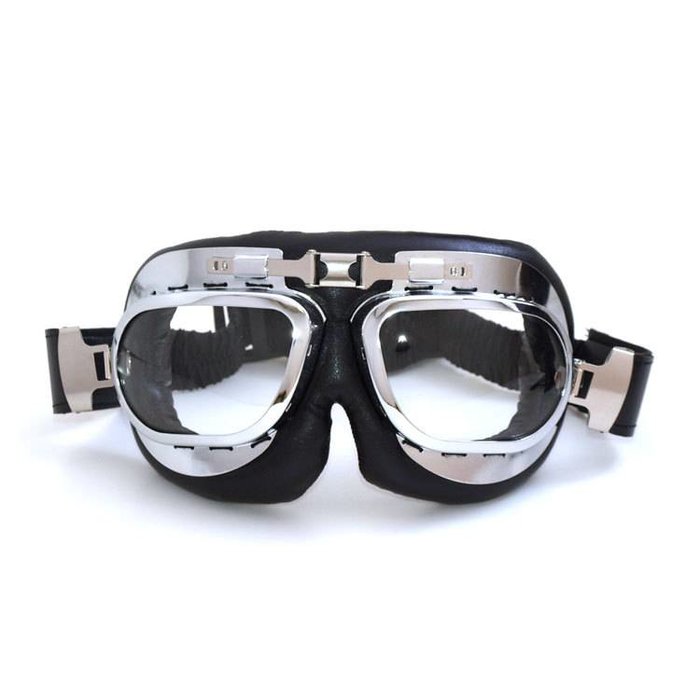 CRG RAF chrome motor goggles