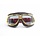 retro gold, brown leather motor goggles