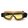 cremefarben Leder Cruiser retro Motorradbrille