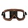 classic, black-brown motor goggle