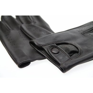 Swift retro racing leather gloves dark brown