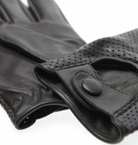Swift retro racing mesh leather gloves dark brown