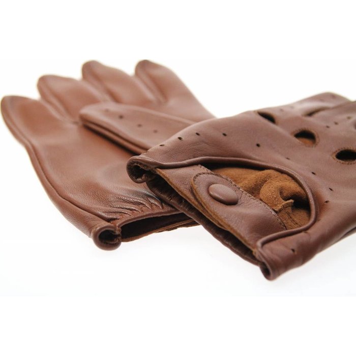 Swift Driver Autofahrer handschuhe Nappa Braun Leder