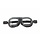 mark 7 retro motorbril zwart leer