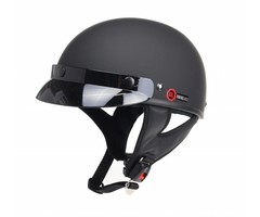 Redbike RB-480 Halbschalenhelm mattschwarz