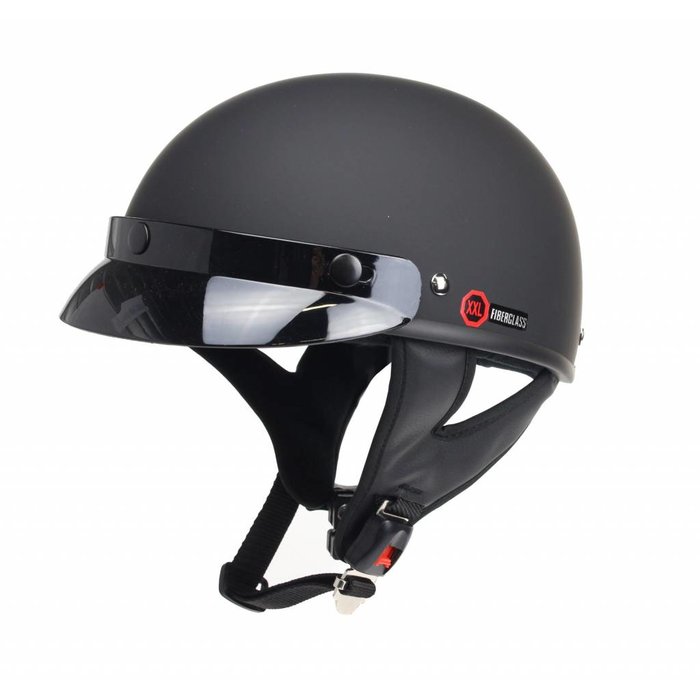 Redbike RB-480 Halbschalenhelm mattschwarz