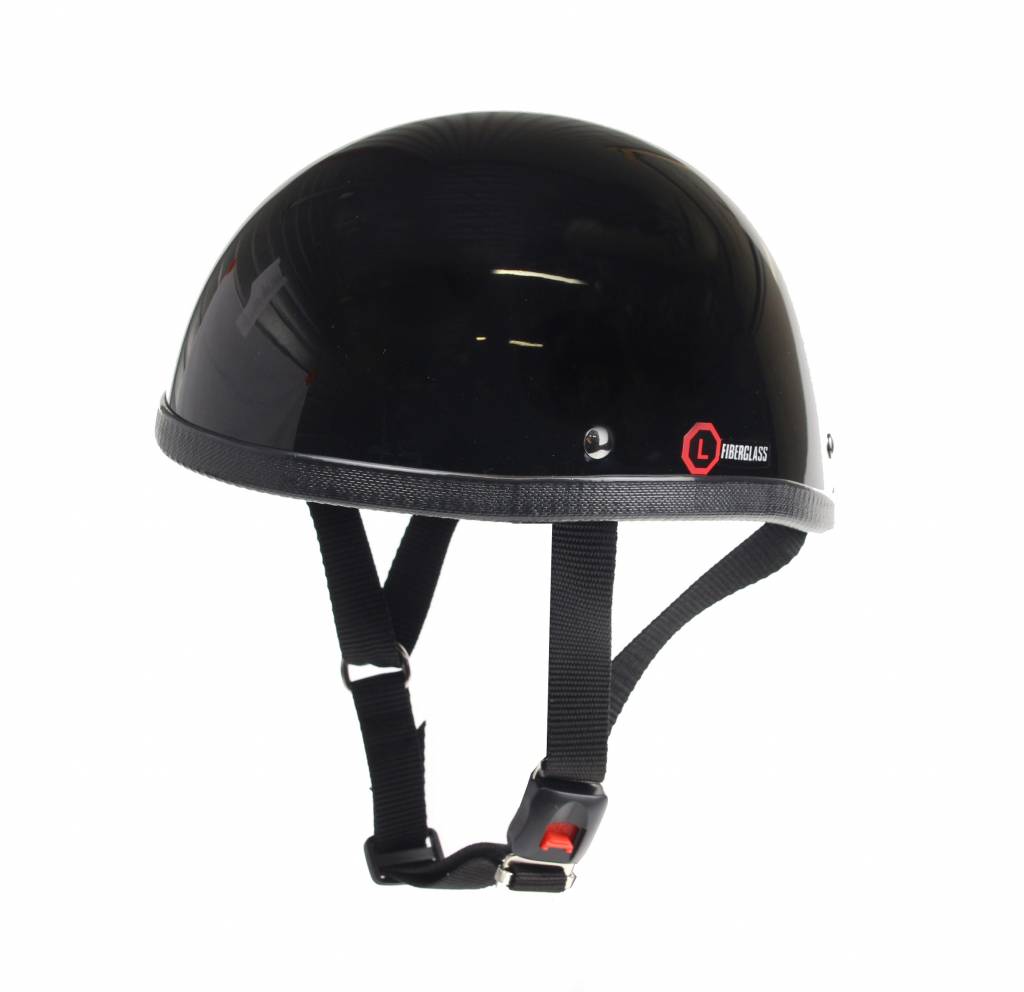 Redbike RB-100 Chopper Helm Glänzend Schwarz