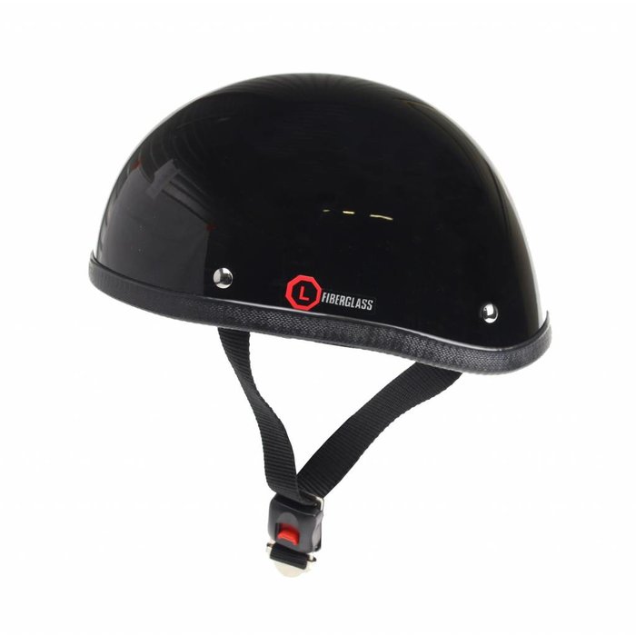Redbike RB-100 Chopper Helm Glänzend Schwarz