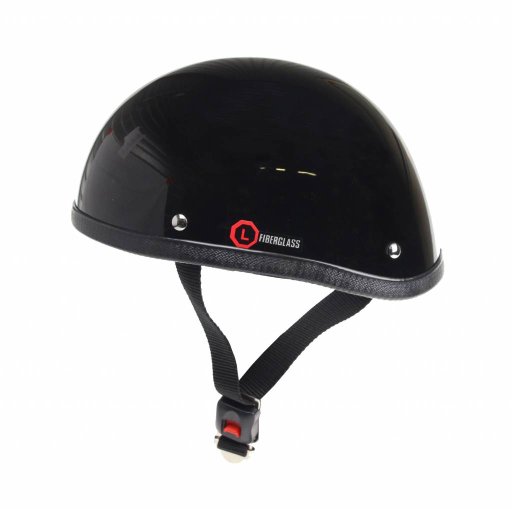 Redbike RB-100 Chopper Helm Glänzend Schwarz