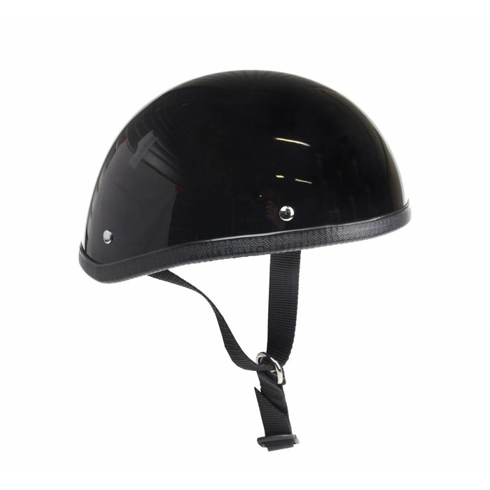Redbike RB-100 Chopper Helm Glänzend Schwarz