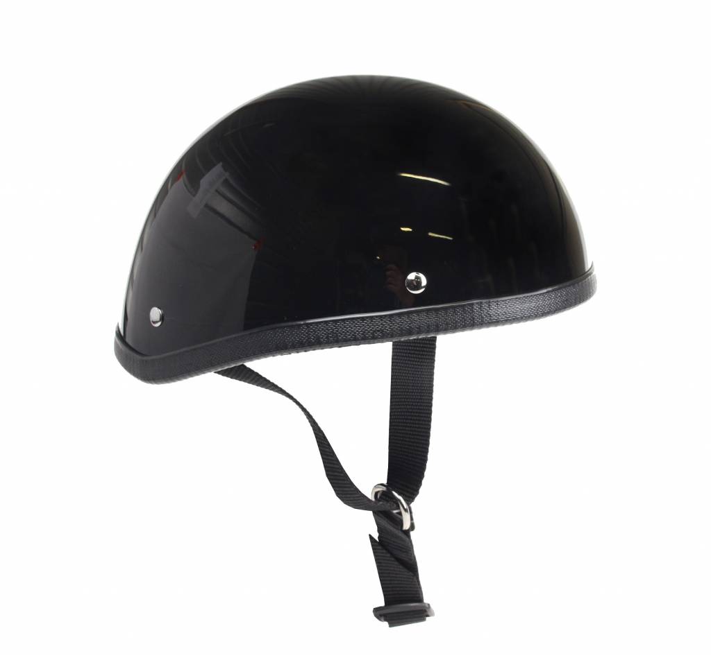 Redbike RB-100 Chopper Helm Glänzend Schwarz