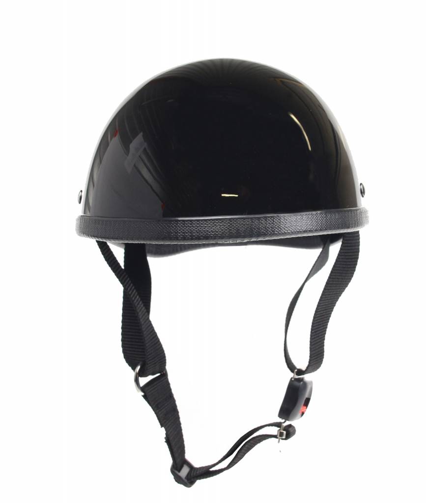 Redbike RB-100 Chopper Helm Glänzend Schwarz
