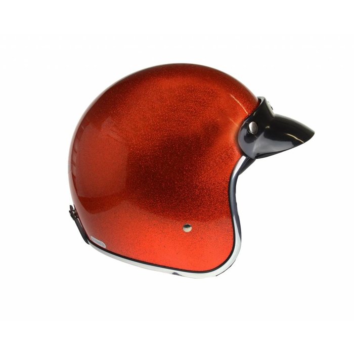 Redbike RB-765 Retro Jethelm Metallflocken orange