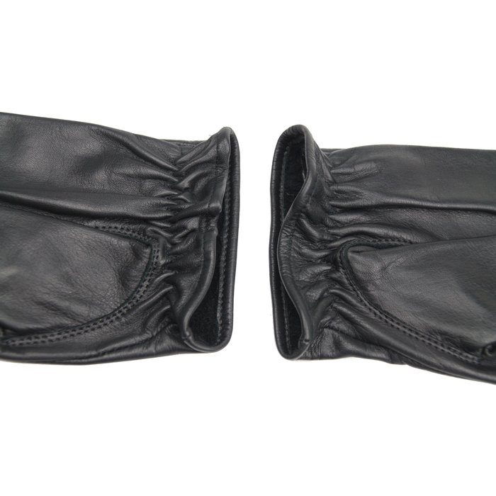 Swift classic fleece lined zwart leren handschoenen