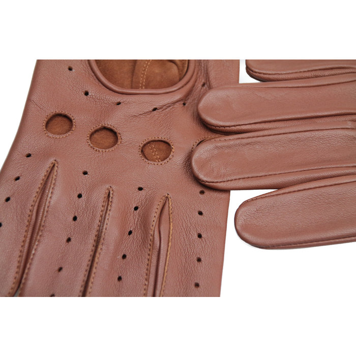 Swift Driver Autofahrer handschuhe Nappa Braun Leder