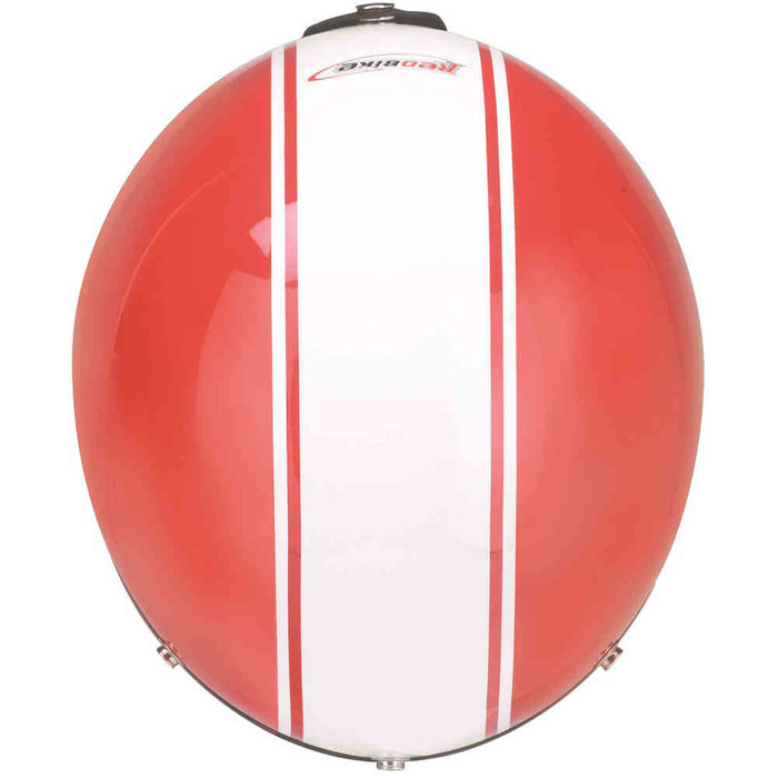 Redbike RB-757 bologna open face helmet red-white