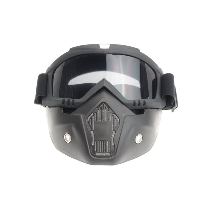 Black goggle mask - smoke lens | helm masker