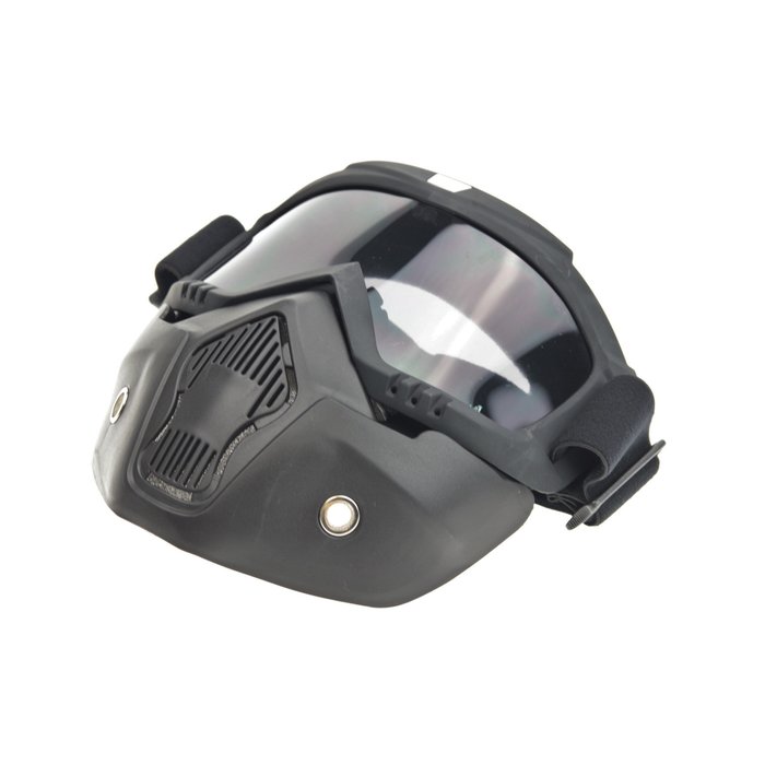 Black goggle mask - smoke lens | helm masker