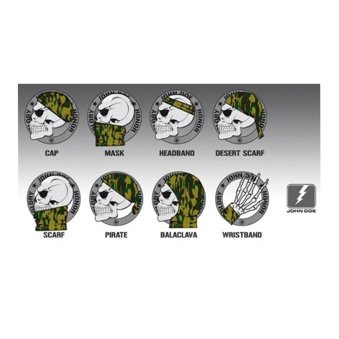 John Doe tunnel basic black | bandana