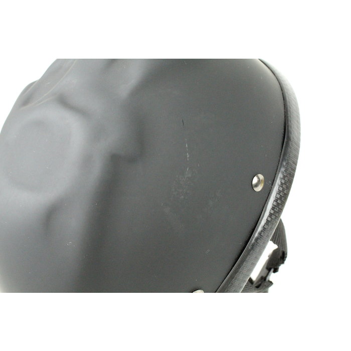 Totenkopf-Halbschalenhelm schwarz matt L | Outlet