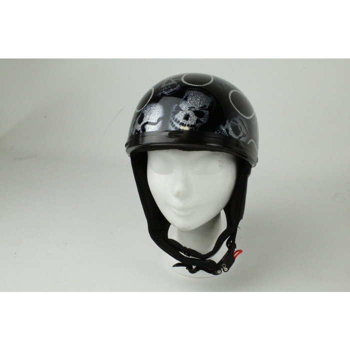 Skull Glitter Halbschalenhelm | Outlet