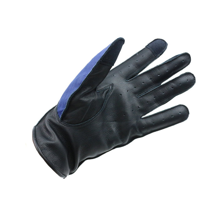 Gladiator Space Blue Racing Leder Autofahrer fahrerhandschuhe