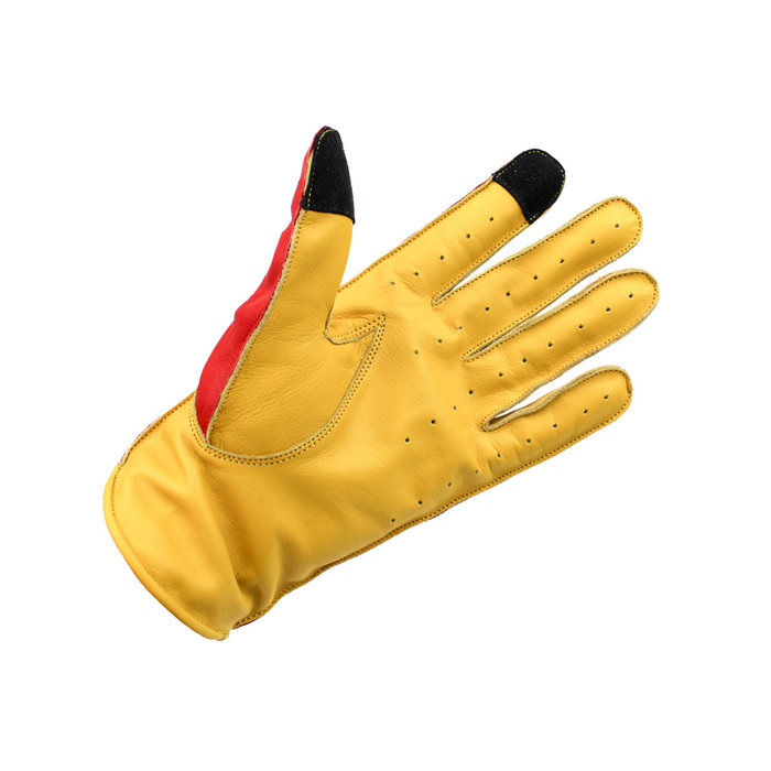 Gladiator Scarlett Red Racing Leder Autofahrer handschuhe