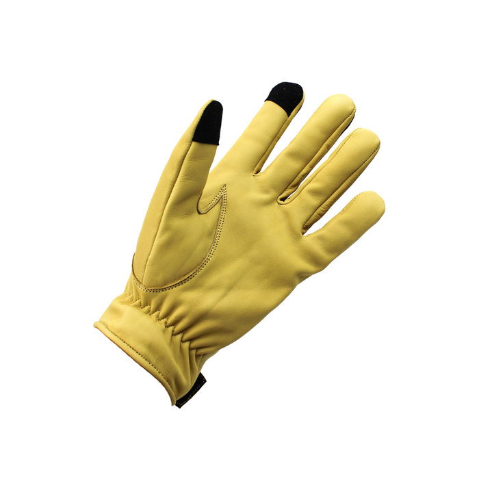 Gladiator Driver Leder Autofahrer handschuhe Gelb