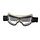 black, white leather cruiser motor goggles