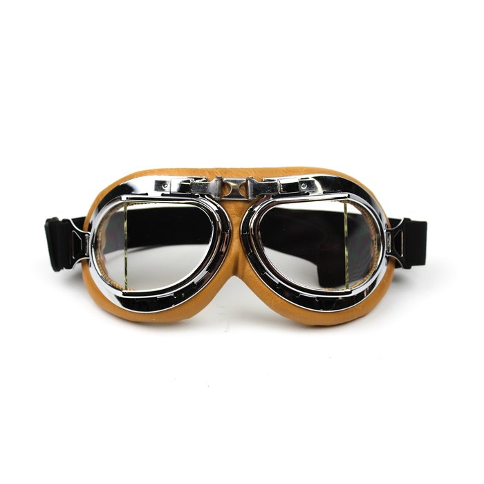CRG creme pilot goggles