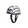 burning skull matt silver helmet | outlet