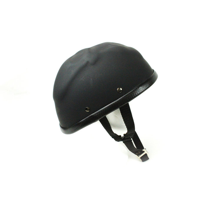 Totenkopf-Halbschalenhelm schwarz matt L | Outlet