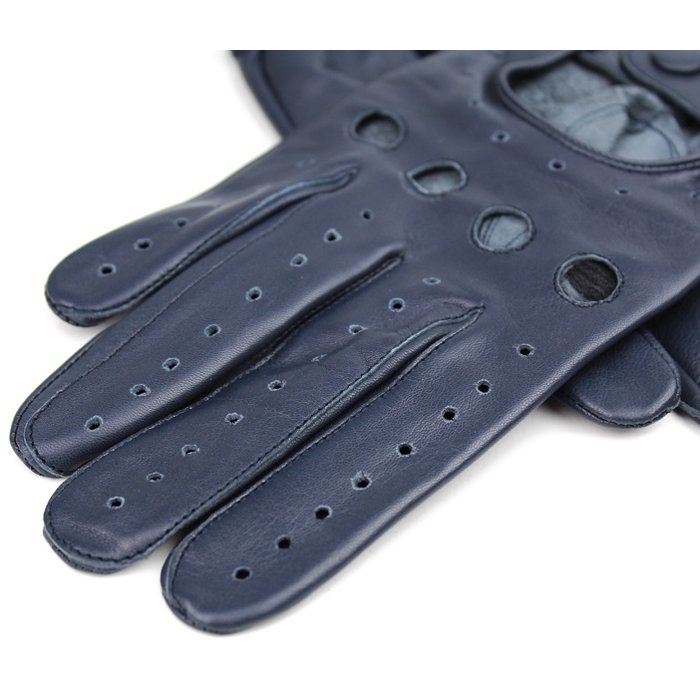 Swift Driver Autofahrer handschuhe Blau Leder