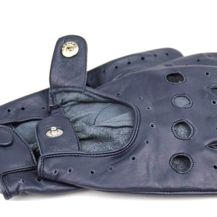 Swift Driver Autofahrer handschuhe Blau Leder