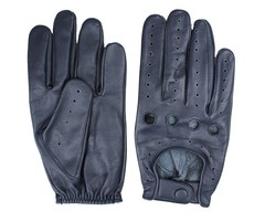 Swift driver leather gloves blue