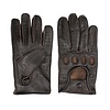 Swift Racing Autofahrer handschuhe dunkelbraun Leder