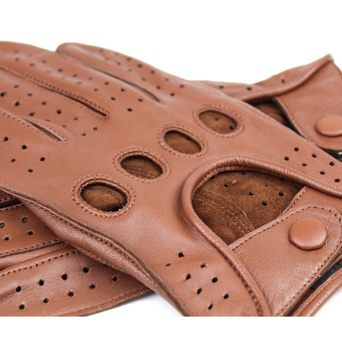 Swift racing leather gloves nappa brown