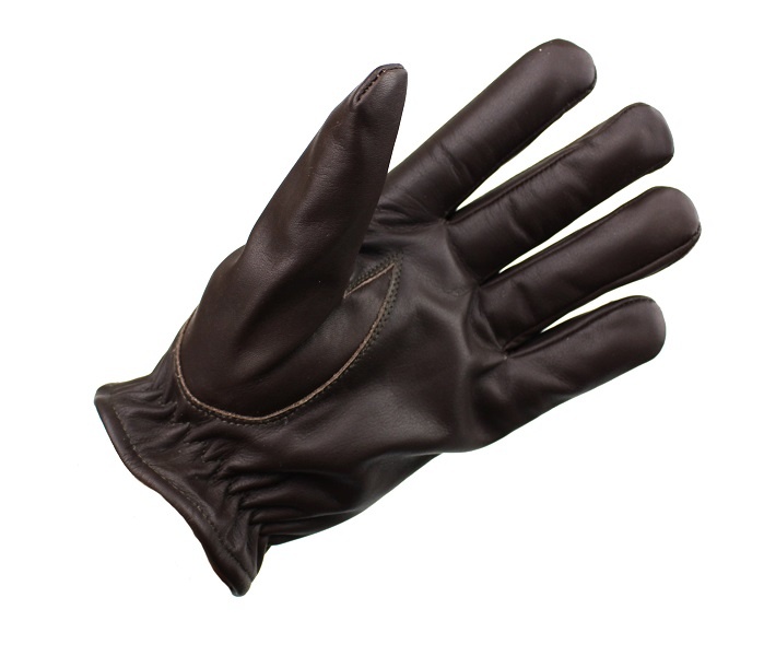 Swift Clasic Fleece Handschuhe dunkelbraun Leder