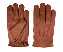 Swift Klassisches Fleece gefüttert Autofahrer handschuhe Nappa Braun Leder