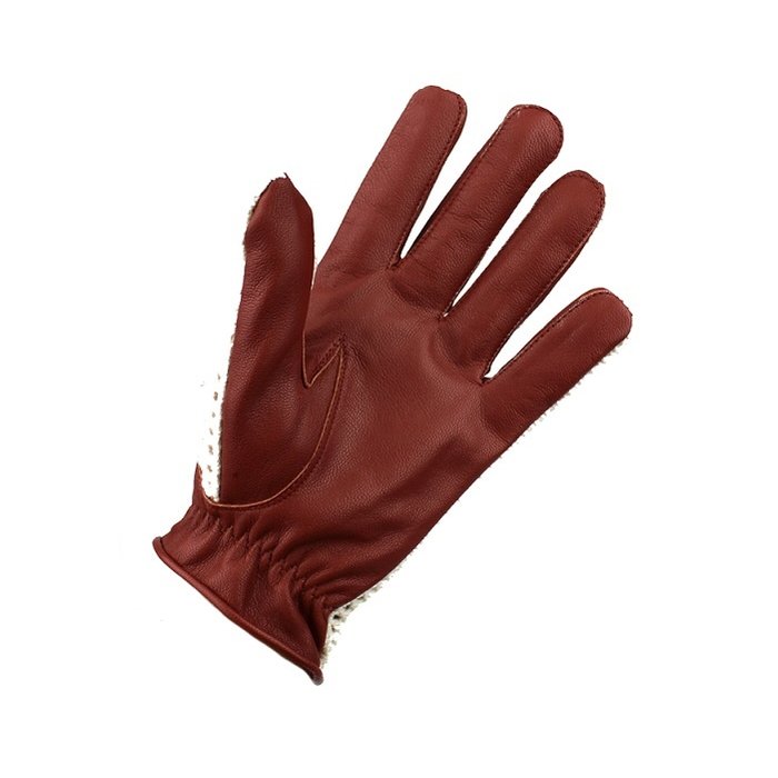 Swift Vintage Crochet-Leder Autofahrerh andschuhe nappa braun