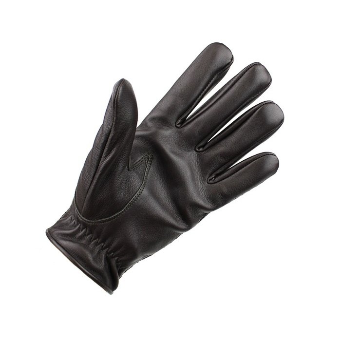 Swift retro racing mesh leather driving gloves dark brown