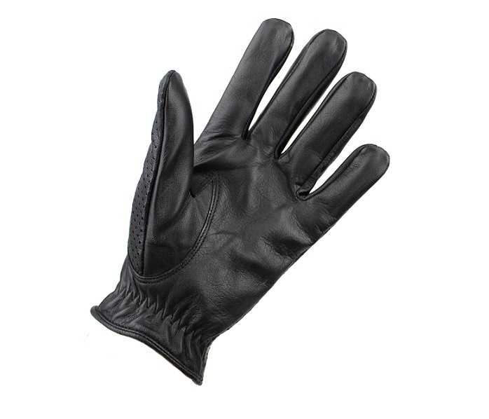 Swift retro racing mesh leren autohandschoenen zwart