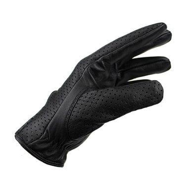 Swift retro racing mesh leather gloves black