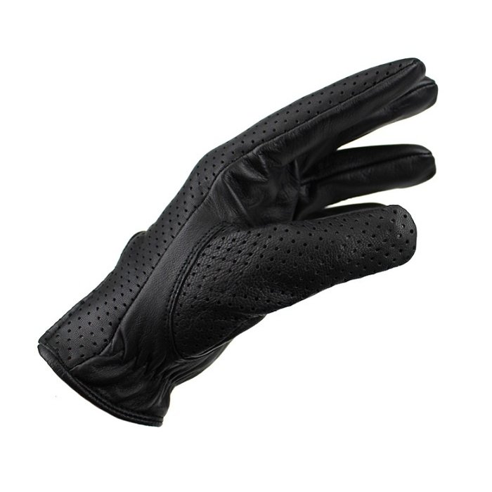 Swift retro racing mesh leren autohandschoenen zwart