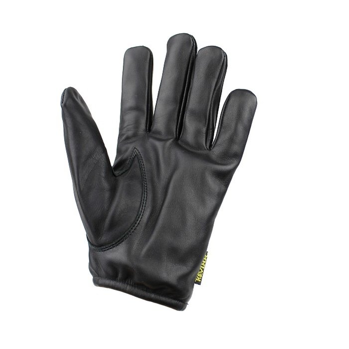 Swift classic kevlar lined black leather driving gloves